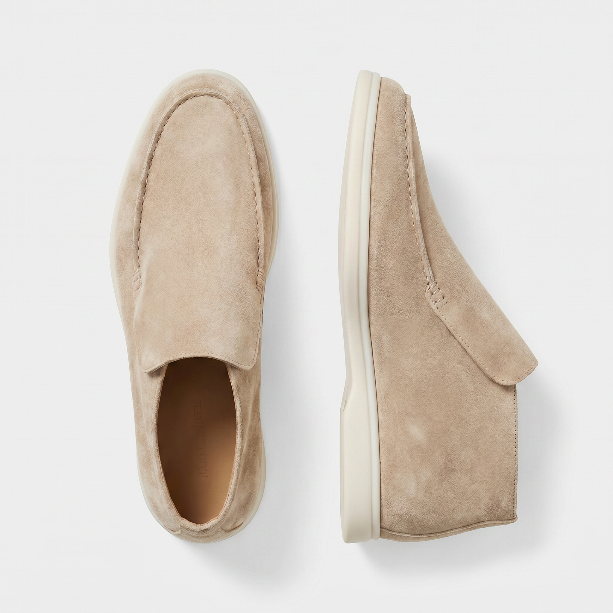 Milano City Loafer Suede Sand Beige