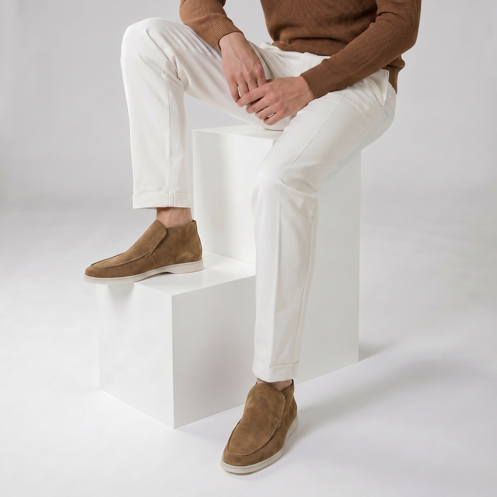 Milano City Loafer Suede Warm Camel