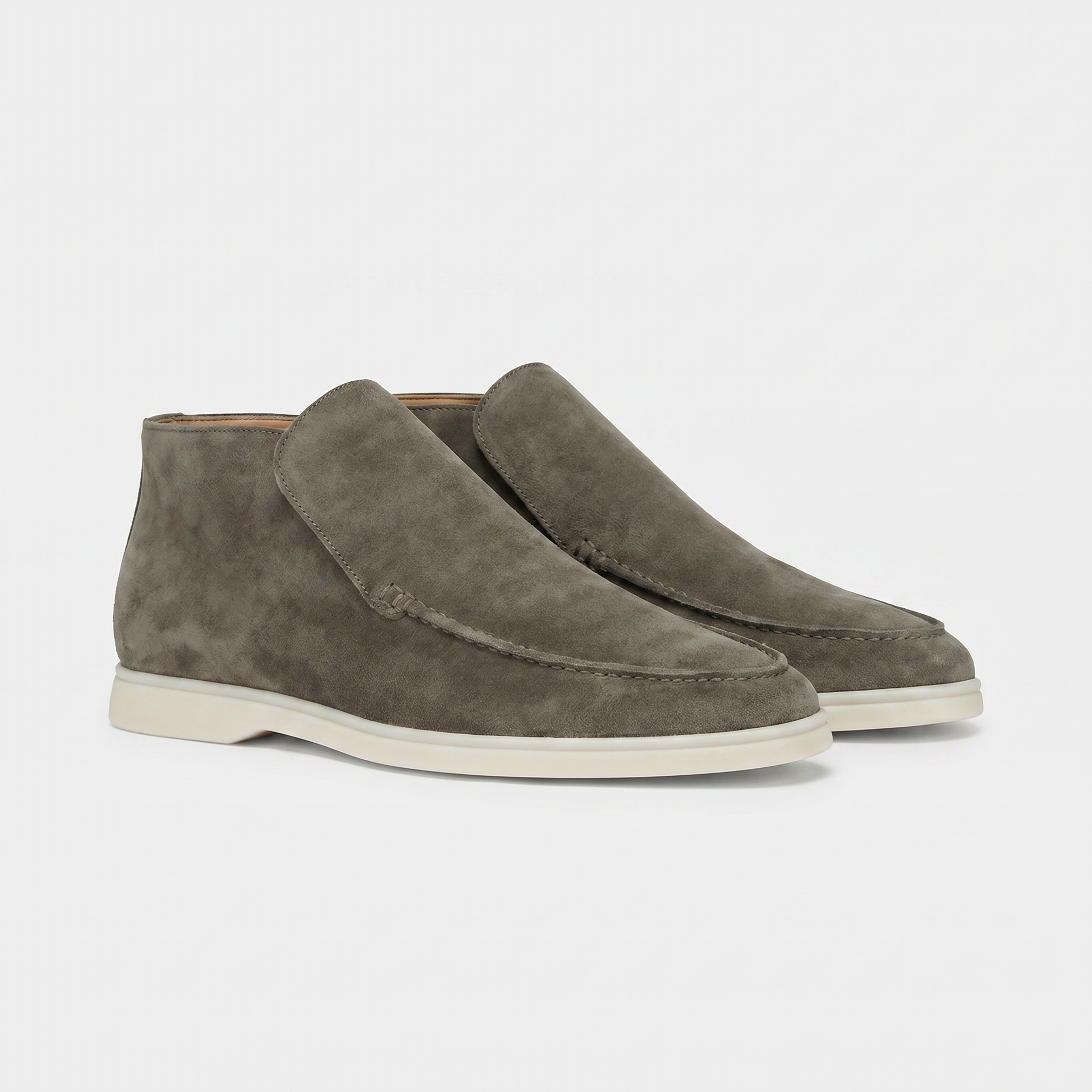 Milano City Loafer Suede Olive Military