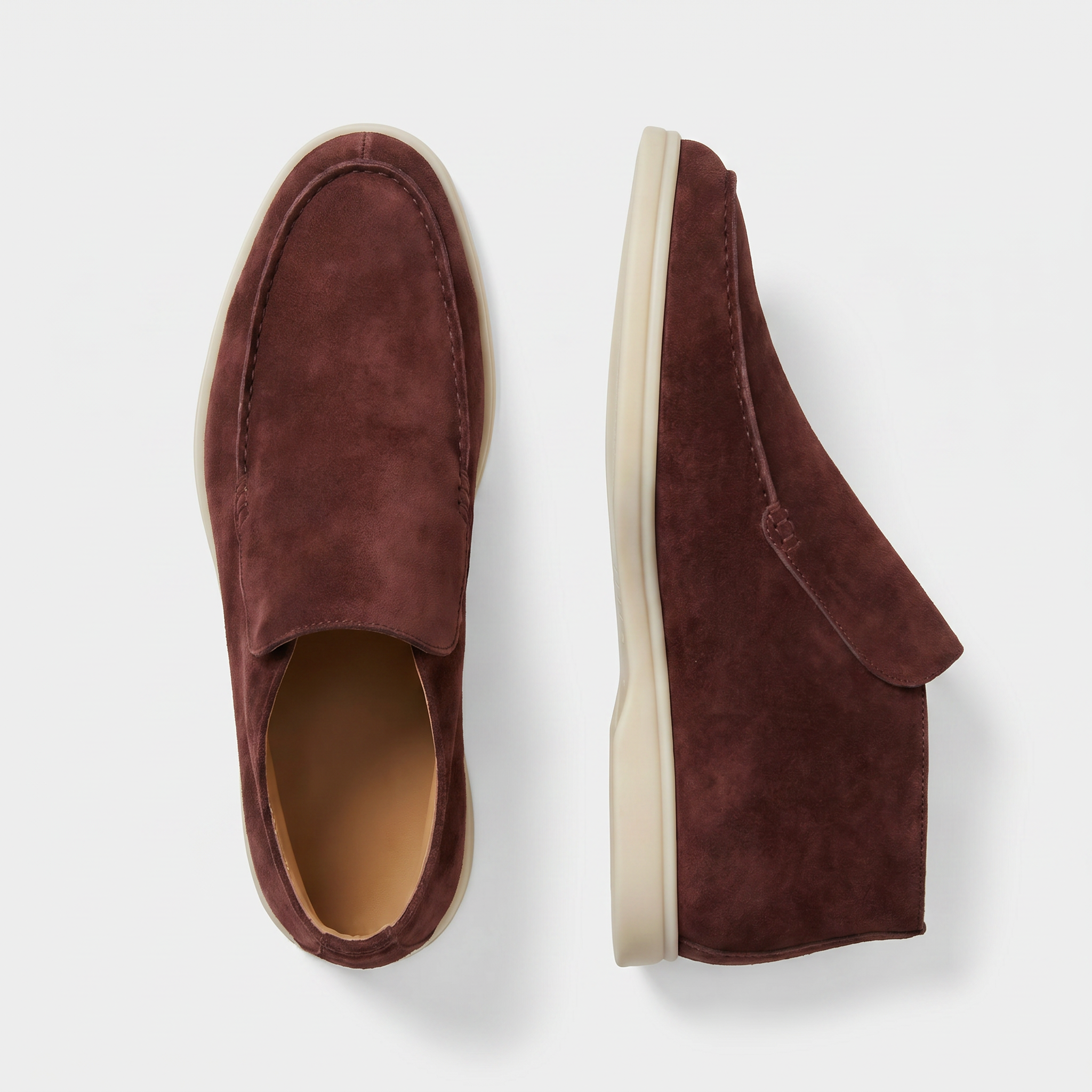 Milano City Loafer Suede Burgundy Rose