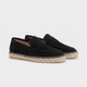 Mocassino espadrillas Ravello in camoscio nero