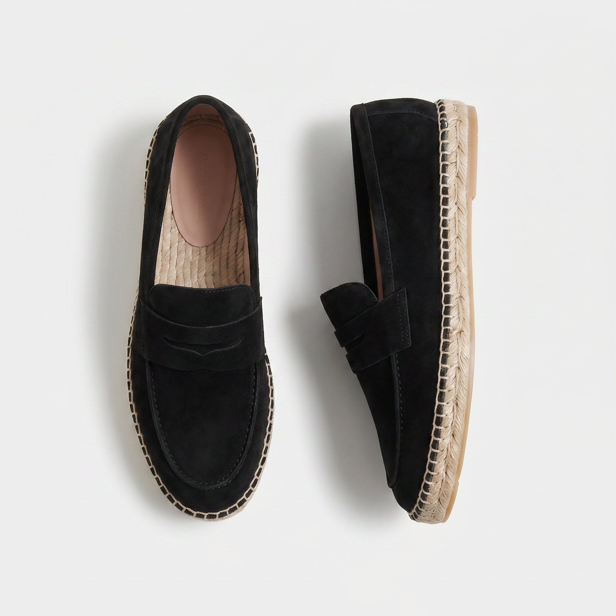 Ravello Espadrille Loafer Suede Black