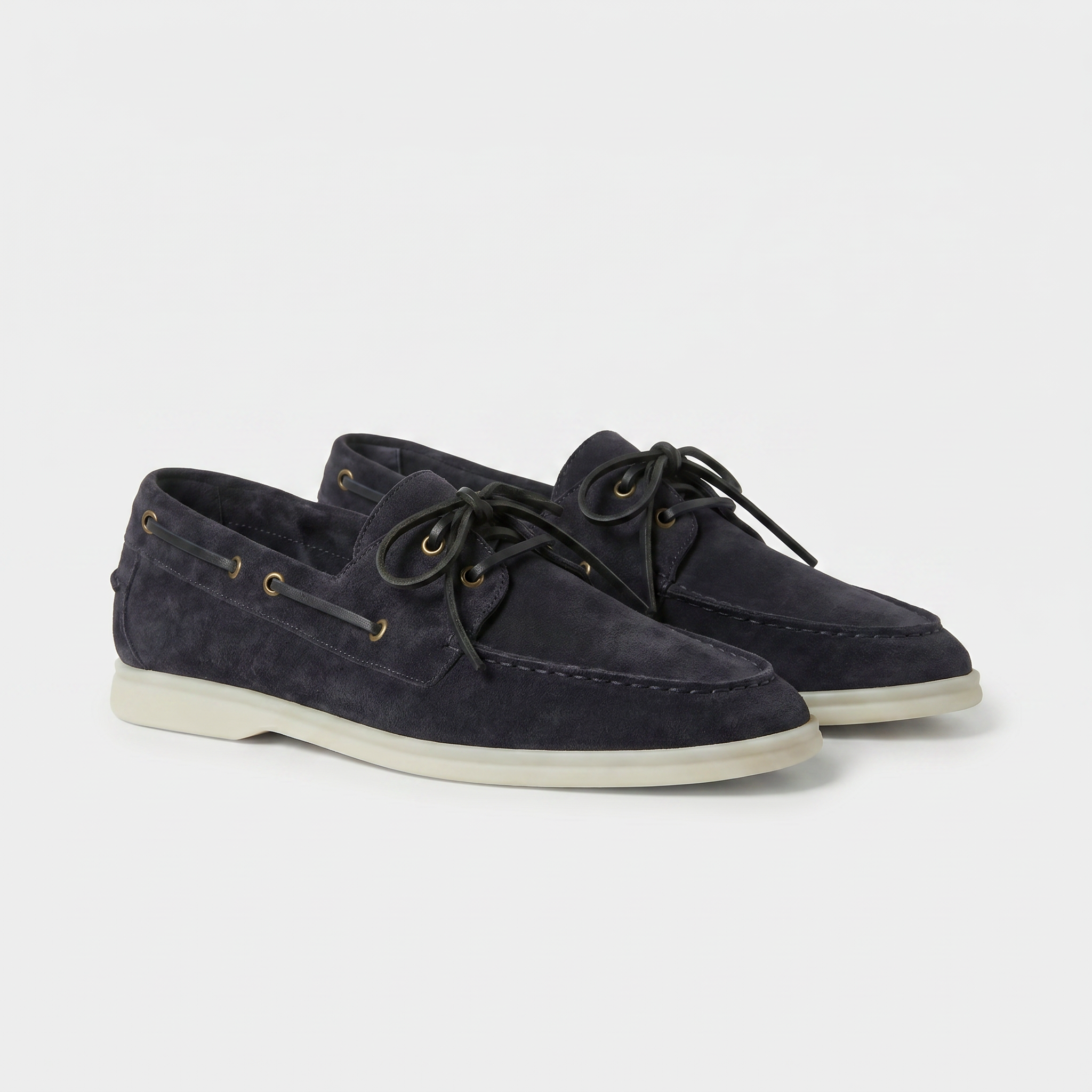 Portofino Boat Shoe Suede Midnight Navy