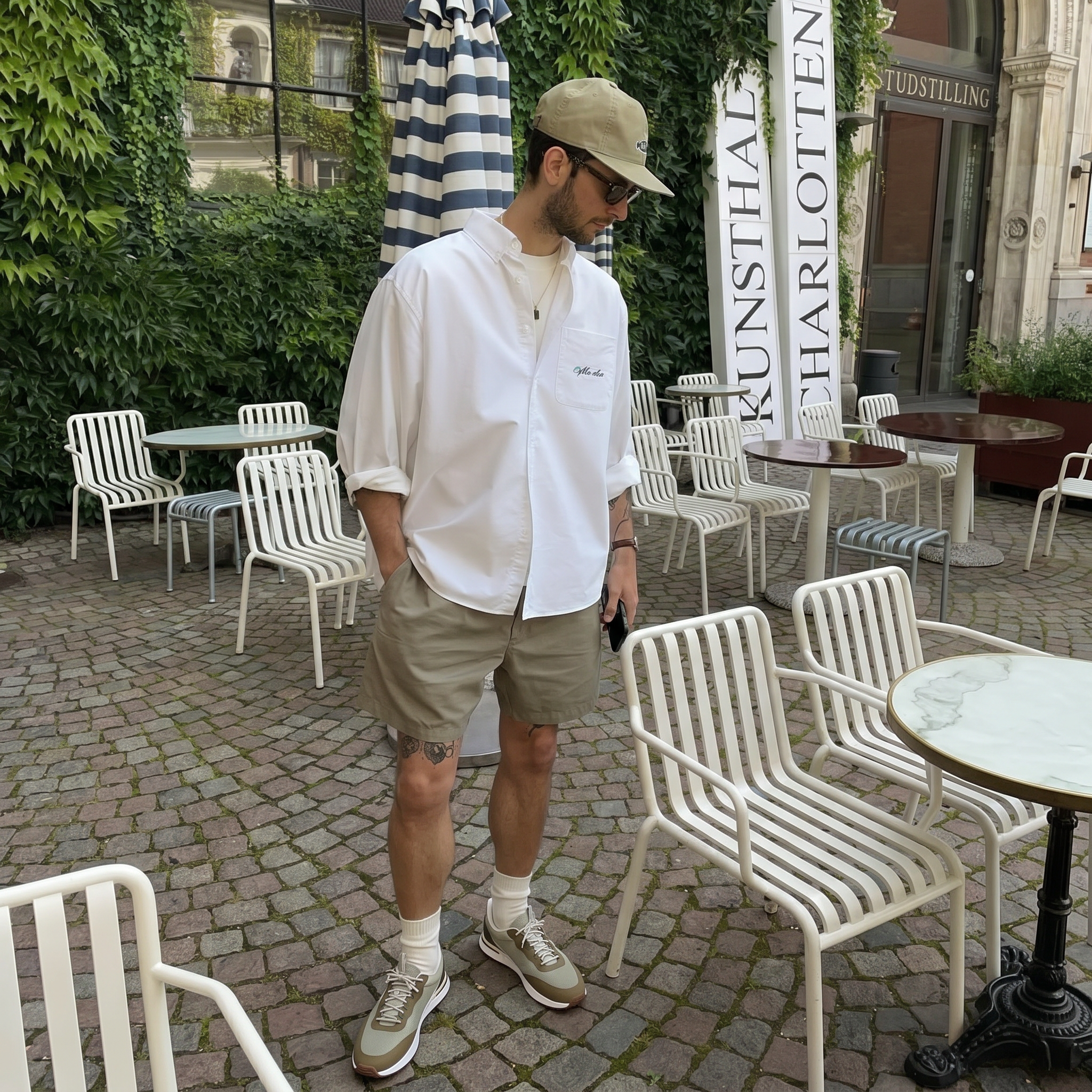 Palazzo Runner II Mesh Sage Olive