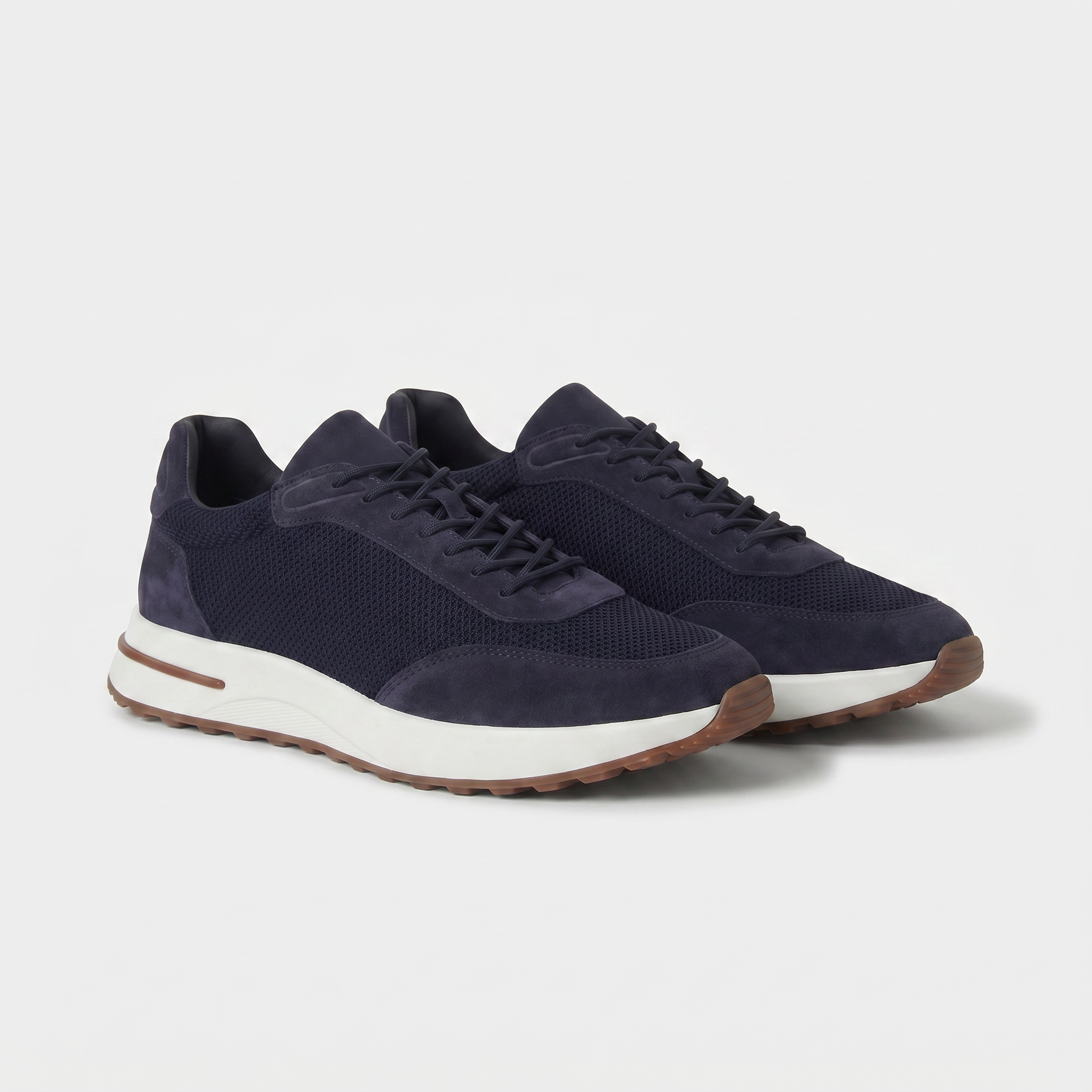 Palazzo Runner Mesh Midnight Navy