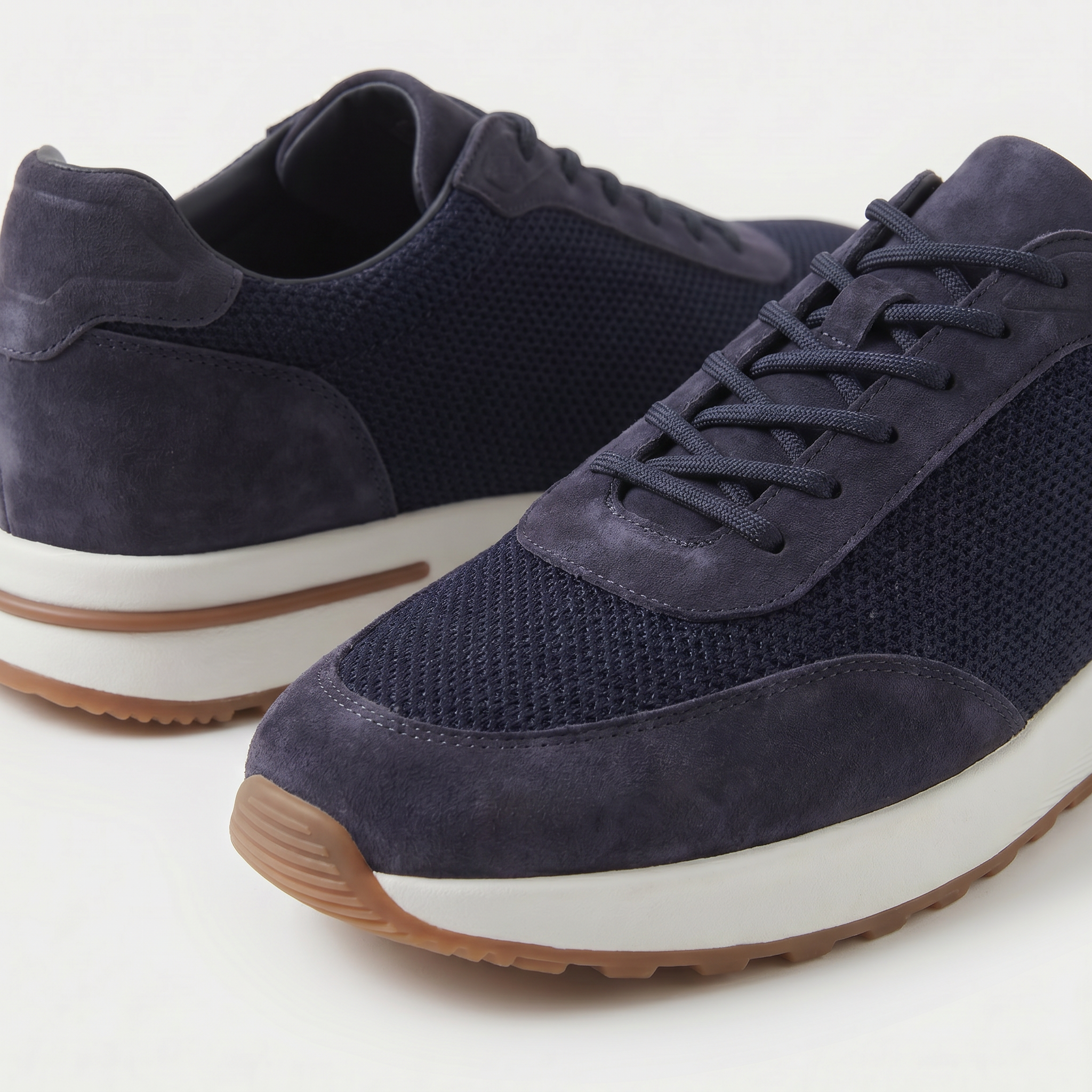 Palazzo Runner Mesh Midnight Navy