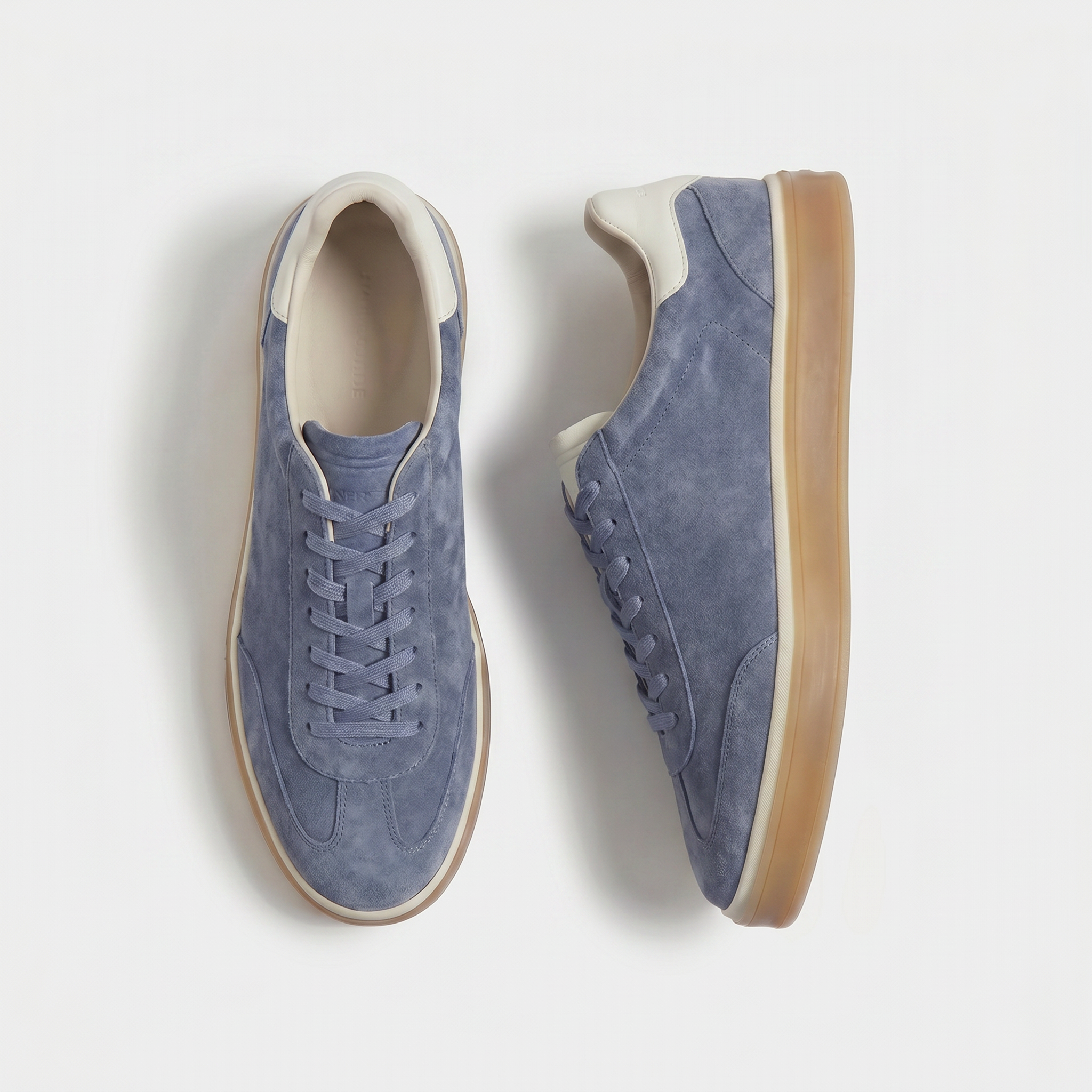 Riviera Court Sneaker Suede Dusty Blue