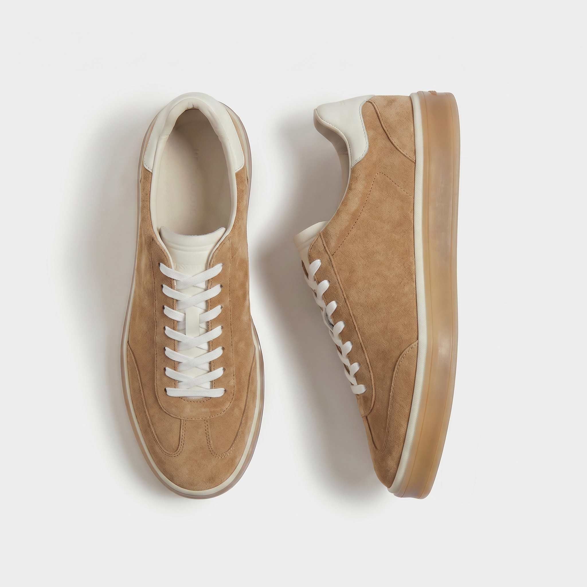 Riviera Court Sneaker Suede Camel Tan
