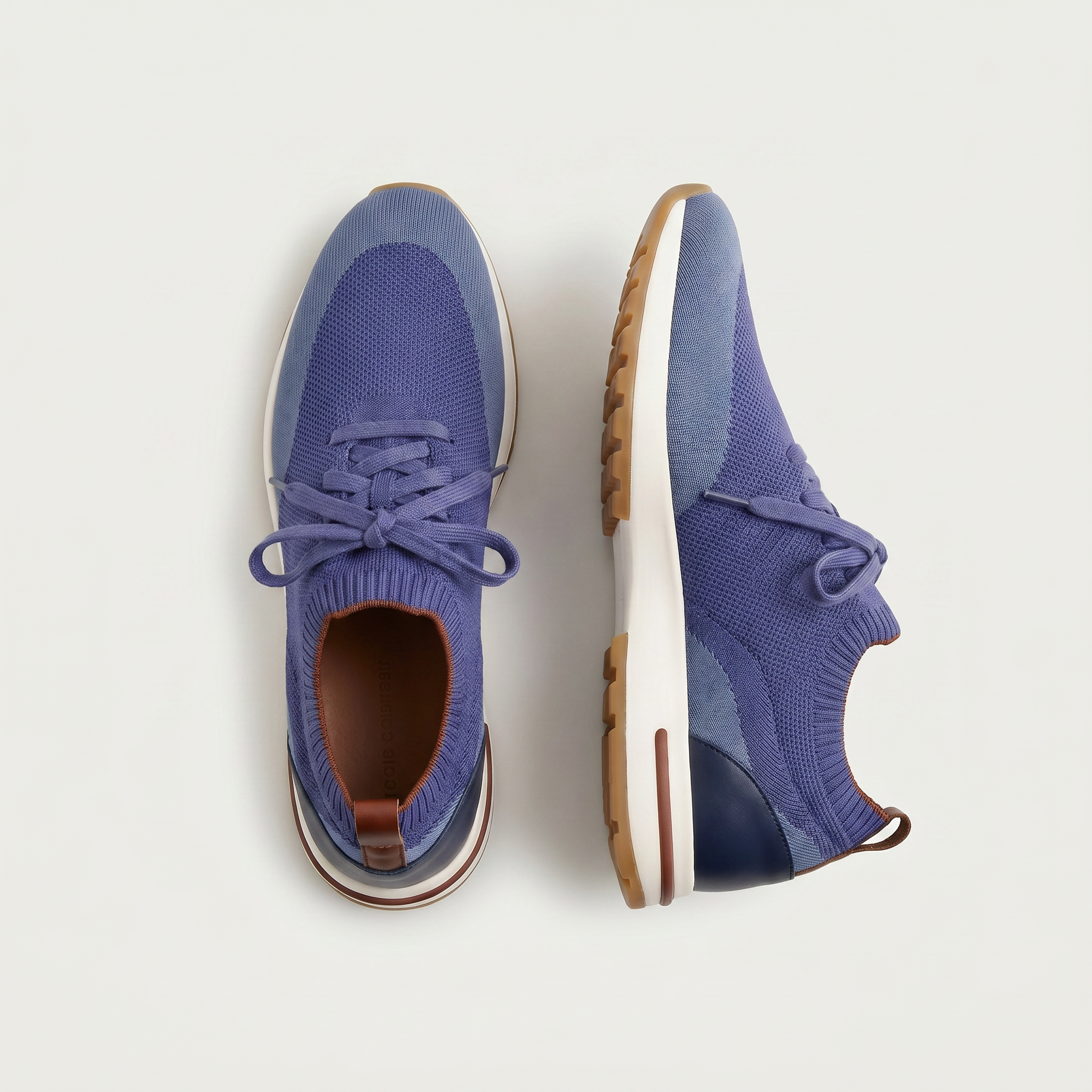 Siena Knit Sneaker Slate Blue