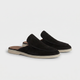 Mules Positano in Suede Nero