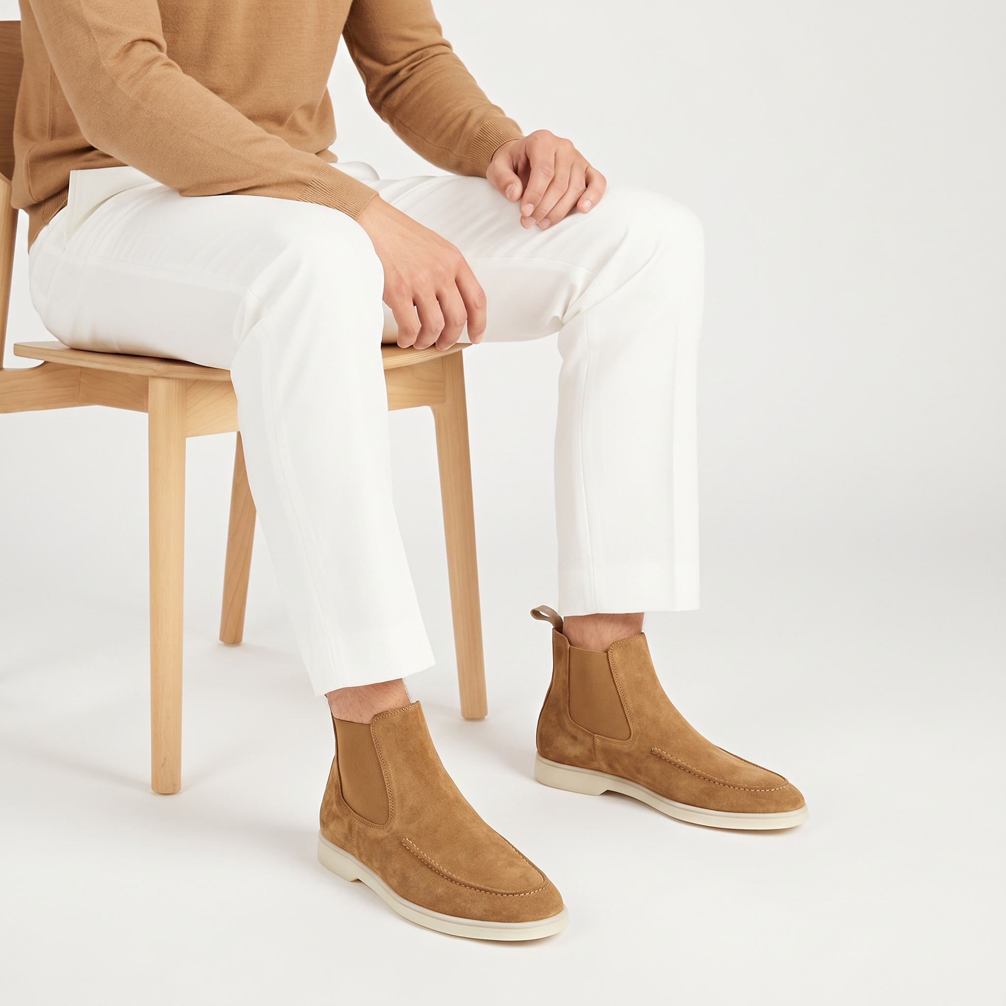 Cortina Suede Boot Camel