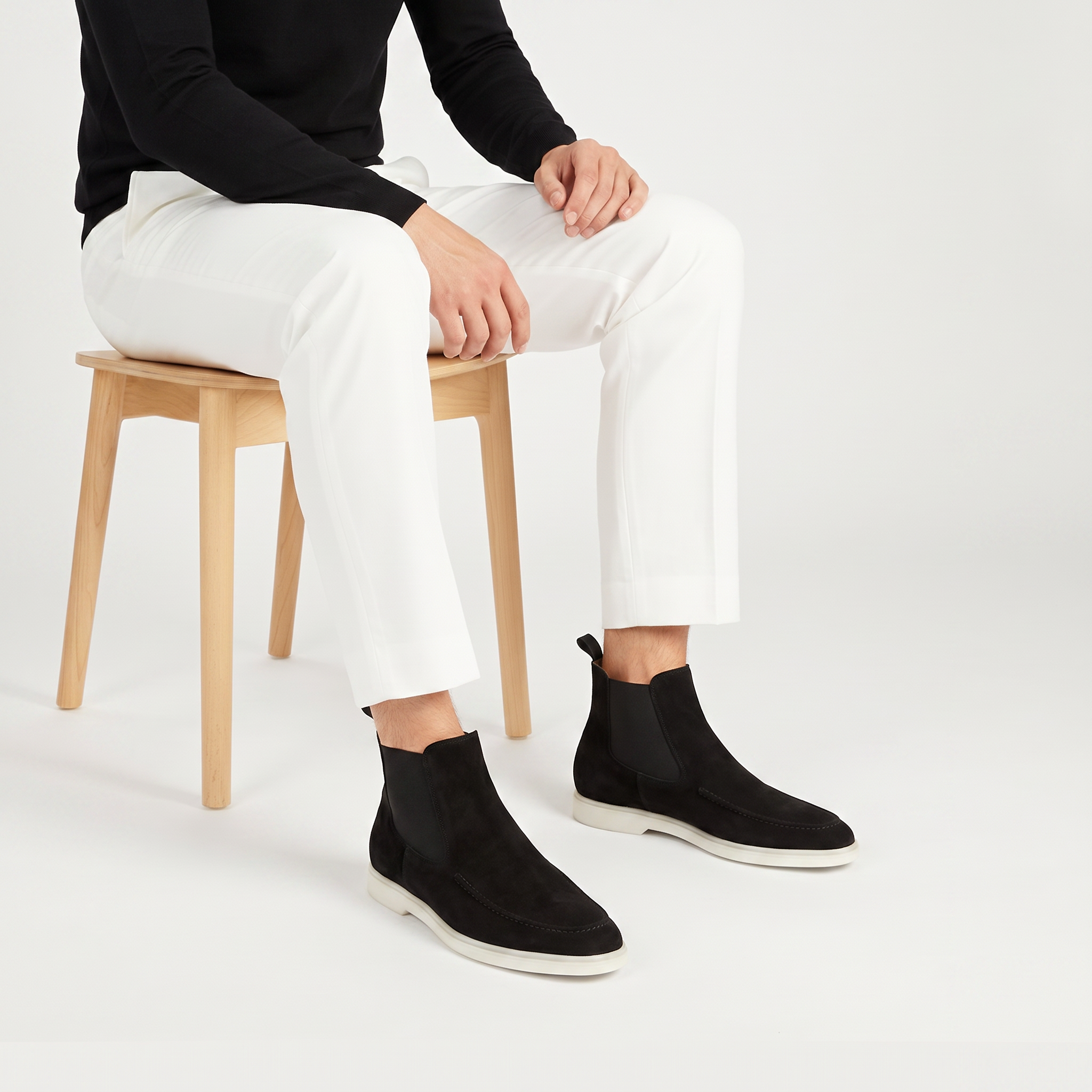 Cortina Suede Boot Black