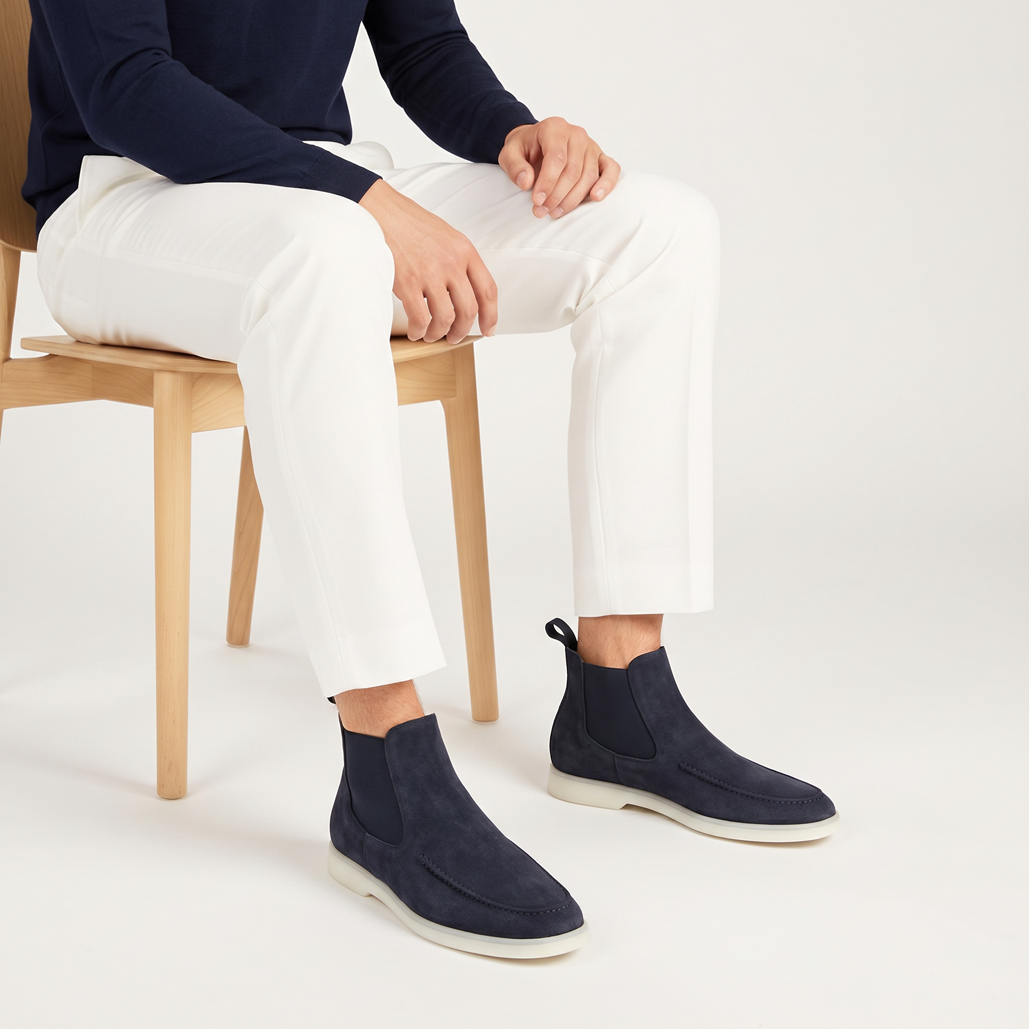Cortina Suede Boot Navy