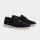 Como Suede Loafer Women Black