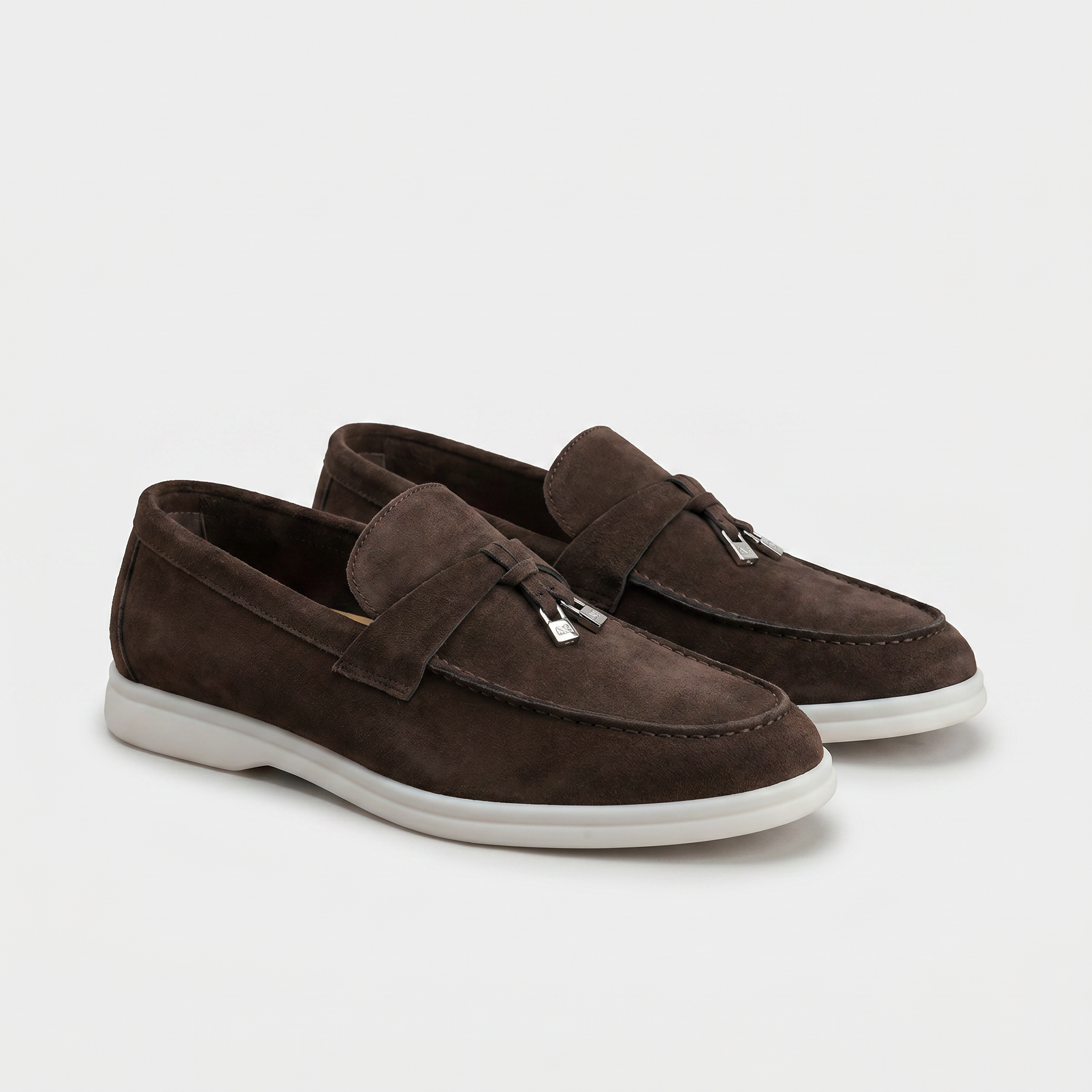 Como Suede Loafer Women Dark Brown