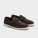 Como Suede Loafer Women Dark Brown