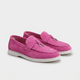 Como Suede Loafer Women Fuchsia