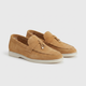 Como Suede Loafer Women Camel