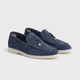 Como Suede Loafer Women Cobalt Blue