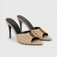 Capri Patent High Heels Beige