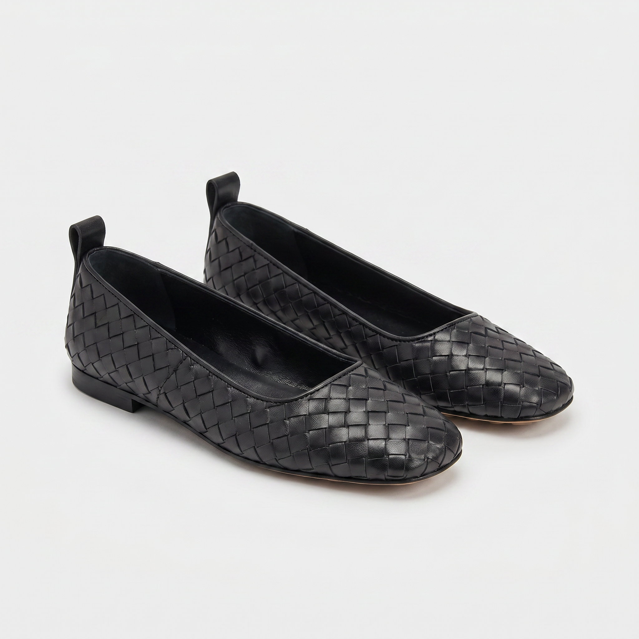 Riva Woven Ballet Shoes Women Black