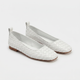 Riva Woven Ballet Shoes Women White