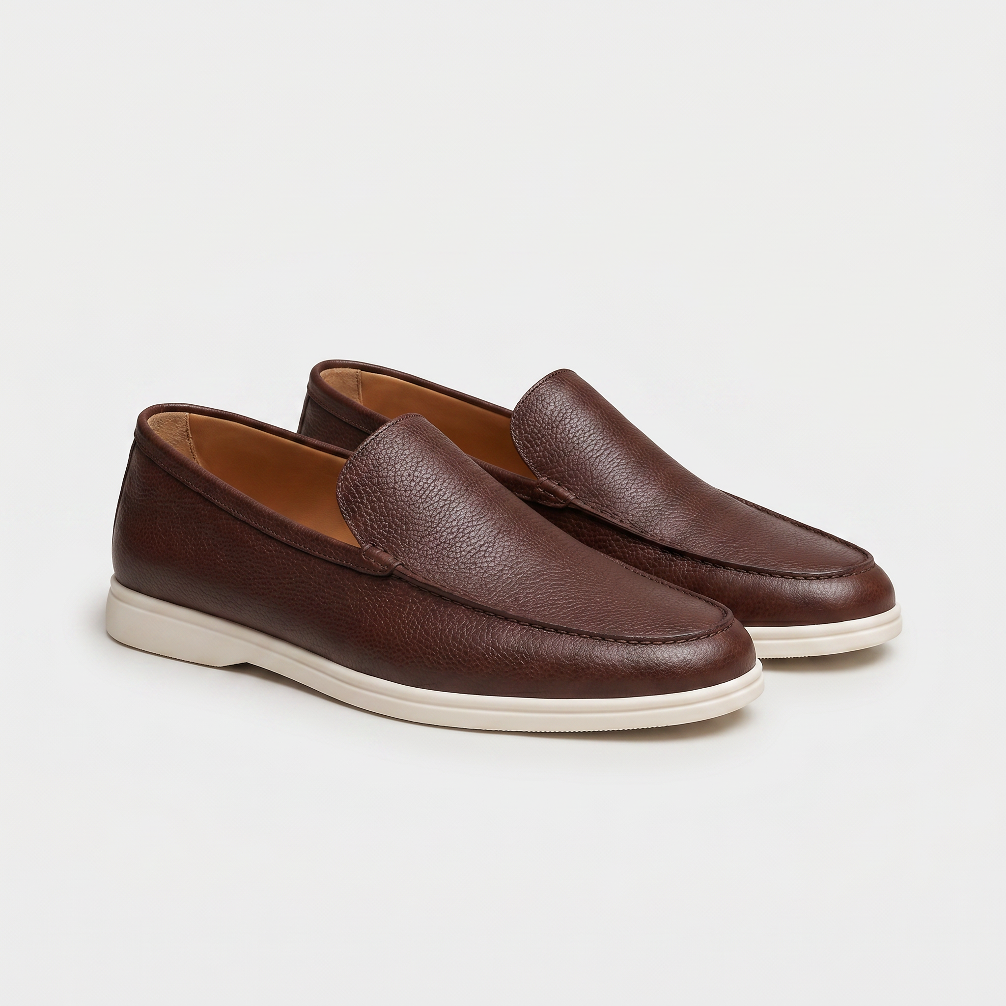 Portofino Leather Loafer Brown