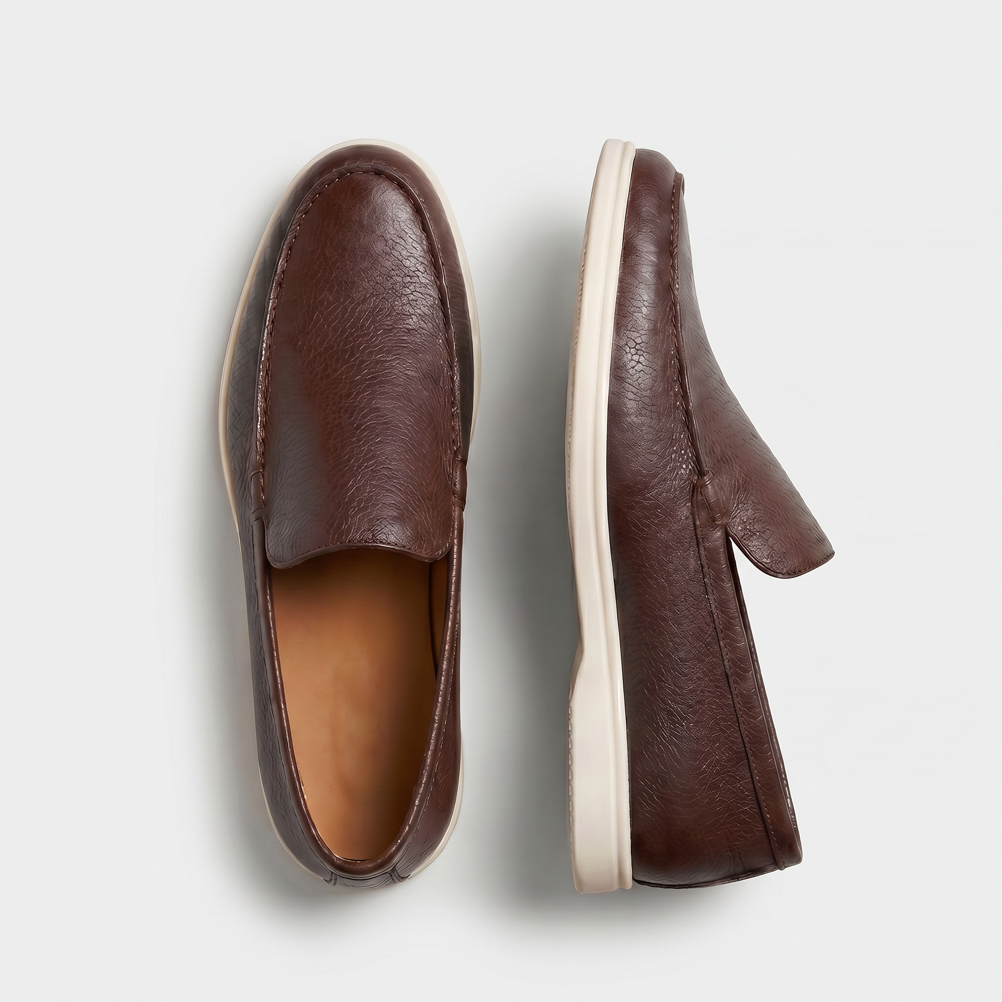 Portofino Leather Loafer Brown