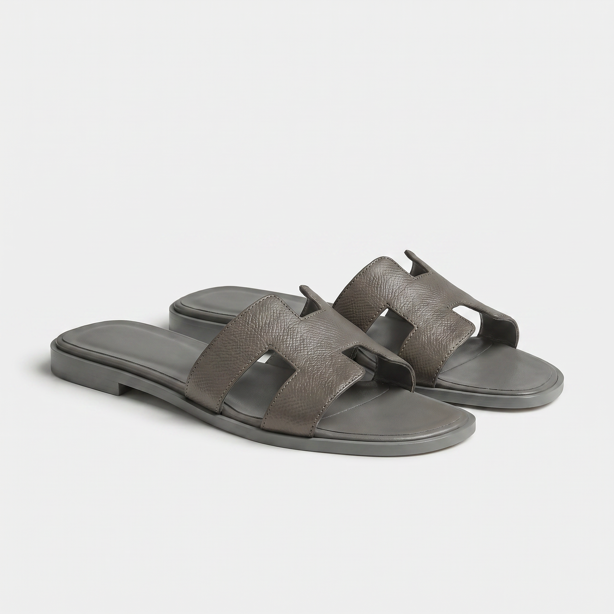 Riviera Flat Slide Women Grey