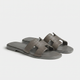 Riviera Flat Slide Women Grey