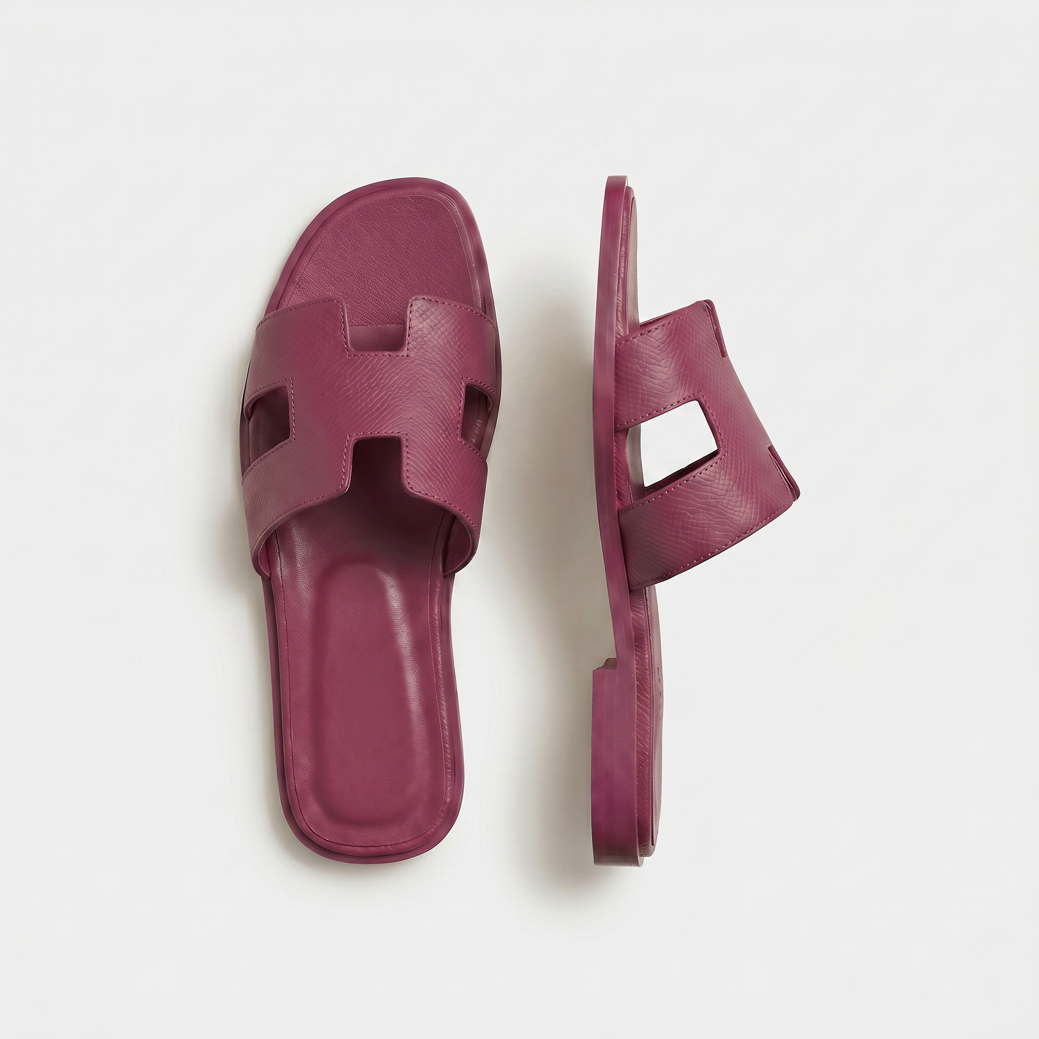 Riviera Flat Slide Women Berry
