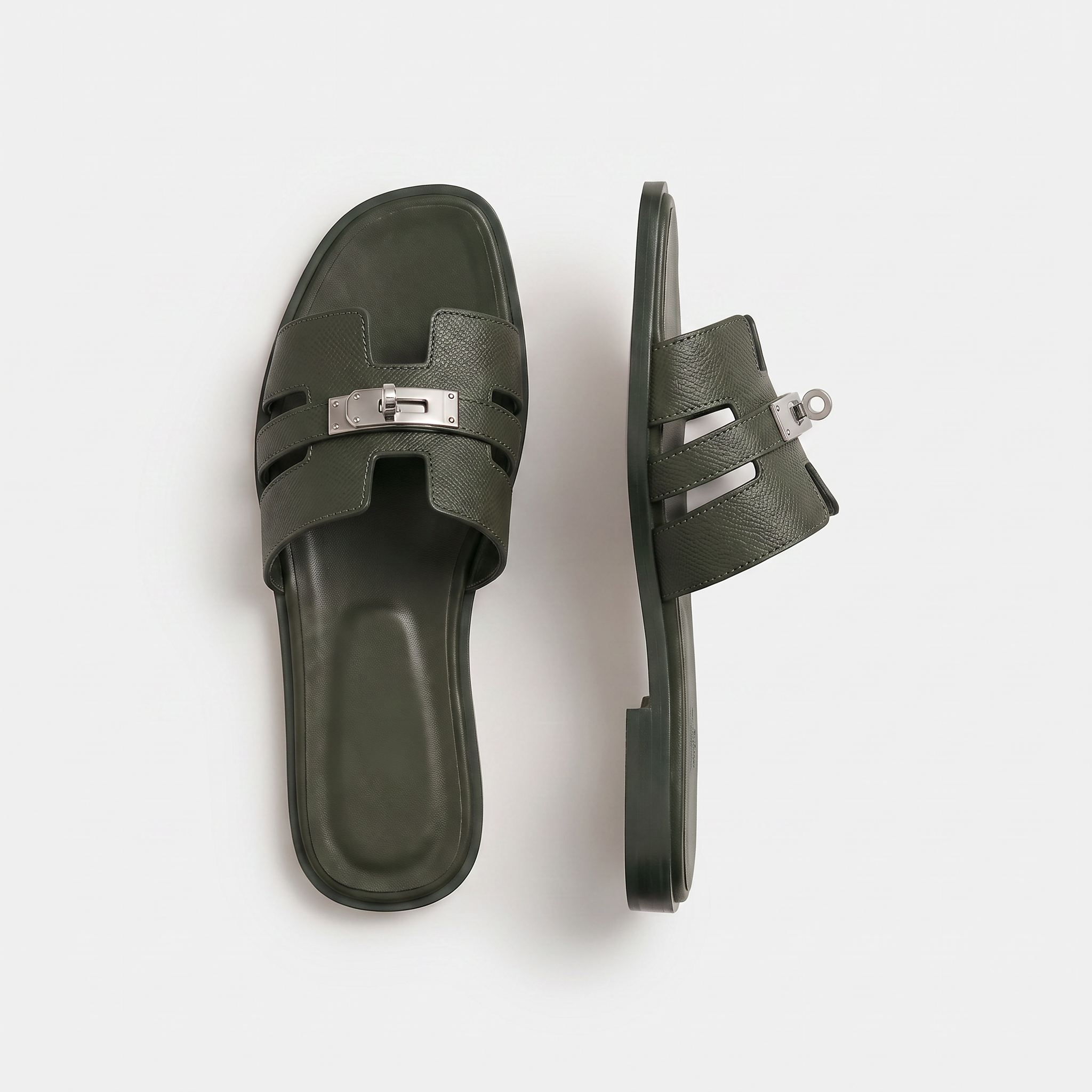 Marbella Slide Women Olive Green