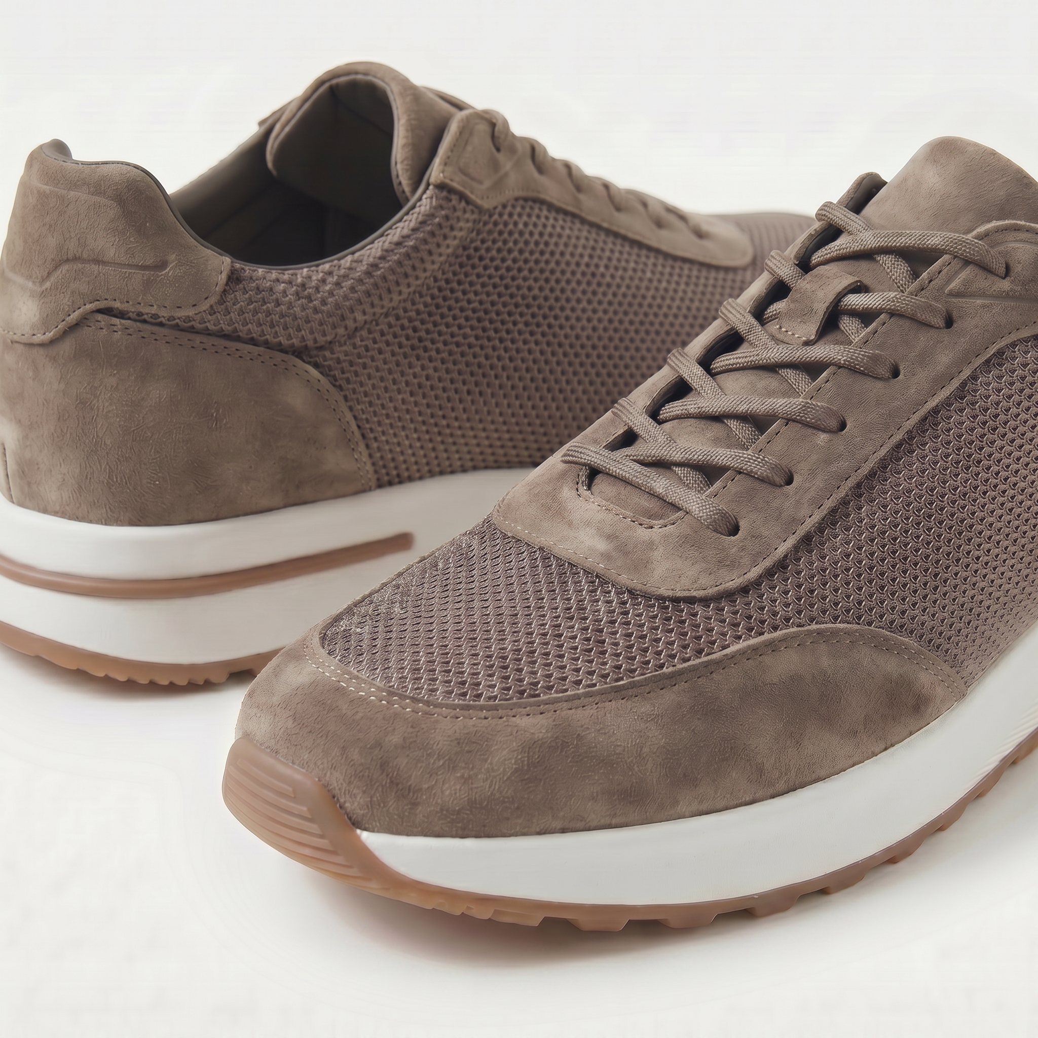 Palazzo Runner Mesh Greige Mocha