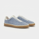 Sneaker Torino in camoscio azzurro cielo