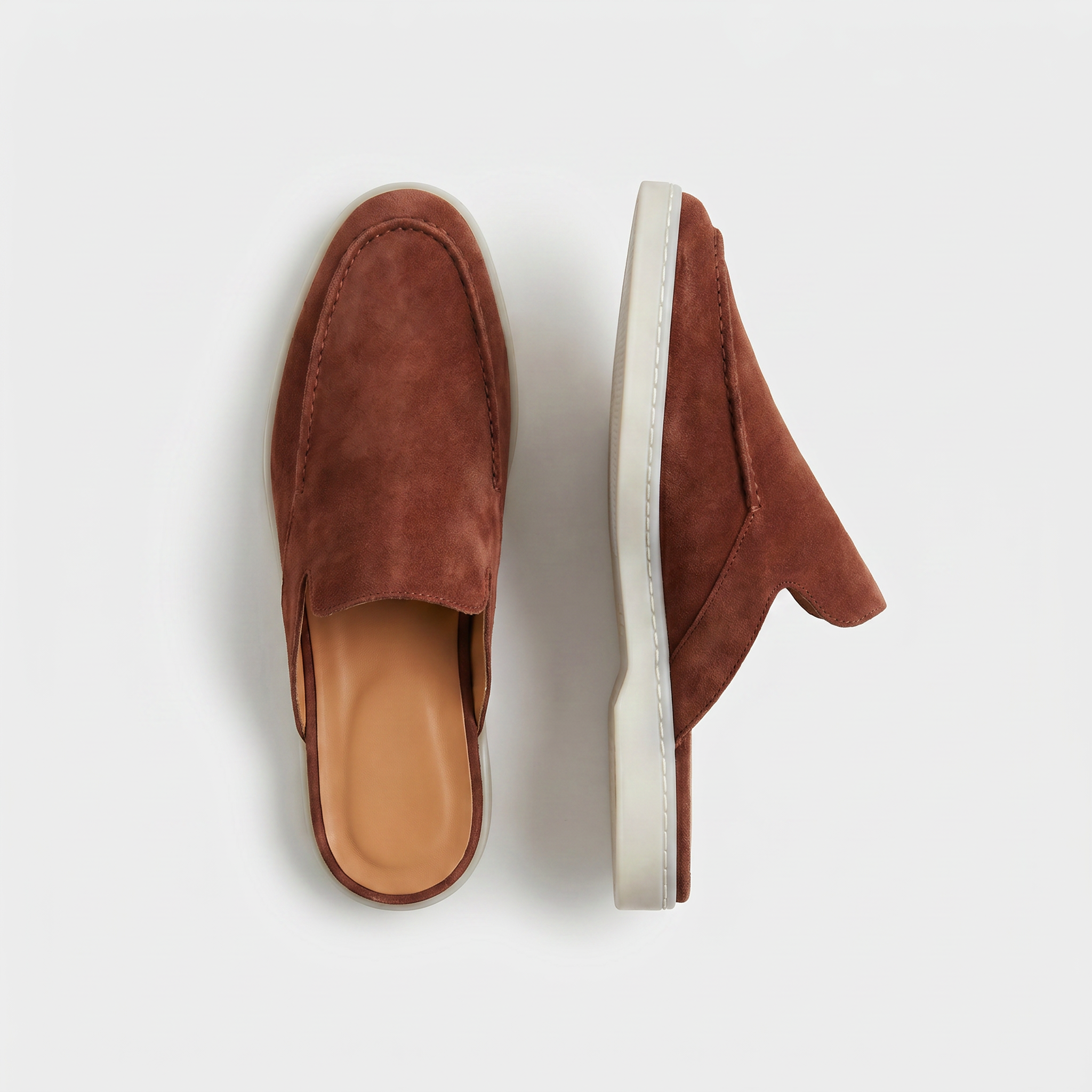 Positano Suede Pantolette II Rost